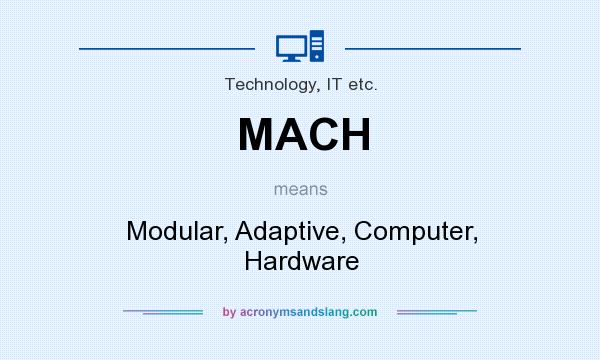 What does MACH mean? It stands for Modular, Adaptive, Computer, Hardware