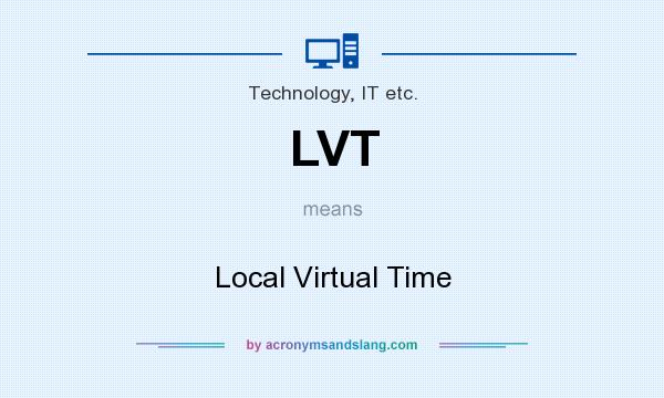 What does LVT mean? It stands for Local Virtual Time