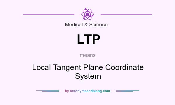 What does LTP mean? It stands for Local Tangent Plane Coordinate System