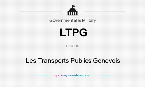 What does LTPG mean? It stands for Les Transports Publics Genevois