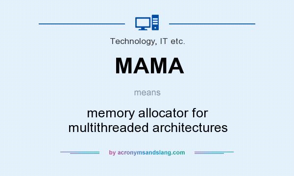 What does MAMA mean? It stands for memory allocator for multithreaded architectures