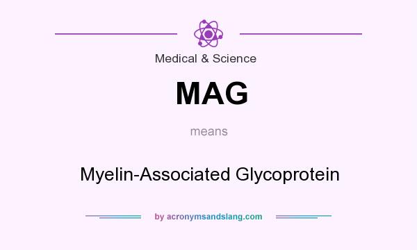 What does MAG mean? It stands for Myelin-Associated Glycoprotein