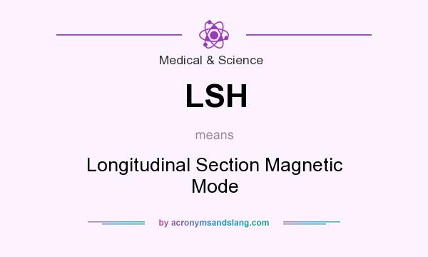 What does LSH mean? It stands for Longitudinal Section Magnetic Mode