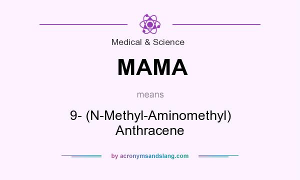 What does MAMA mean? It stands for 9- (N-Methyl-Aminomethyl) Anthracene