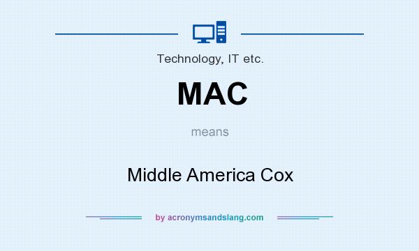 What does MAC mean? It stands for Middle America Cox