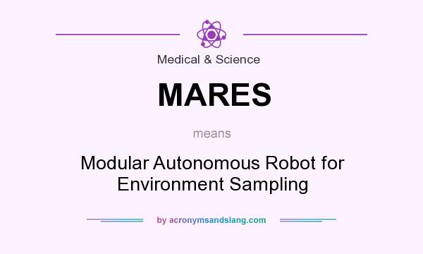 What does MARES mean? It stands for Modular Autonomous Robot for Environment Sampling