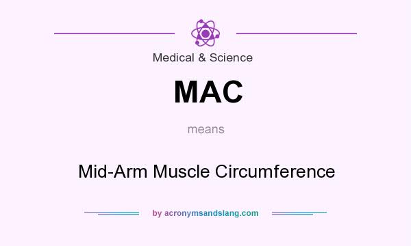 What does MAC mean? It stands for Mid-Arm Muscle Circumference