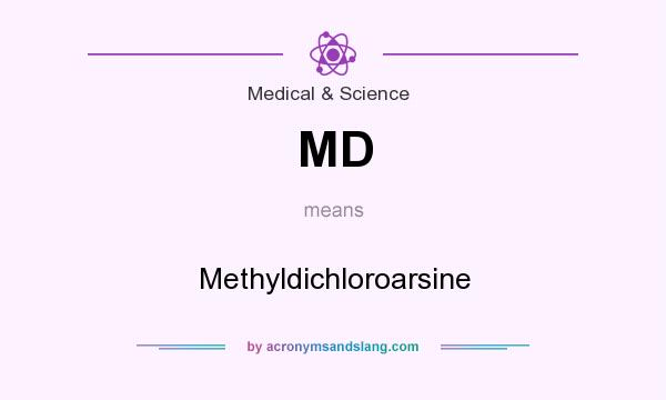What does MD mean? It stands for Methyldichloroarsine
