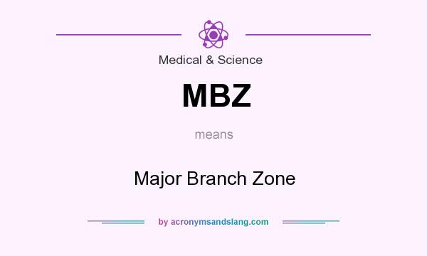What does MBZ mean? It stands for Major Branch Zone