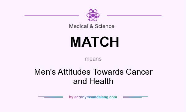 What does MATCH mean? It stands for Men`s Attitudes Towards Cancer and Health