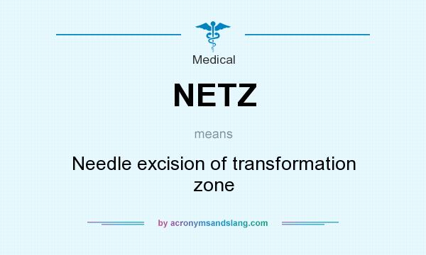 What does NETZ mean? It stands for Needle excision of transformation zone