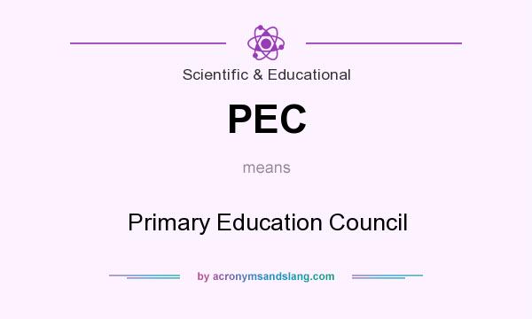 What does PEC mean? It stands for Primary Education Council