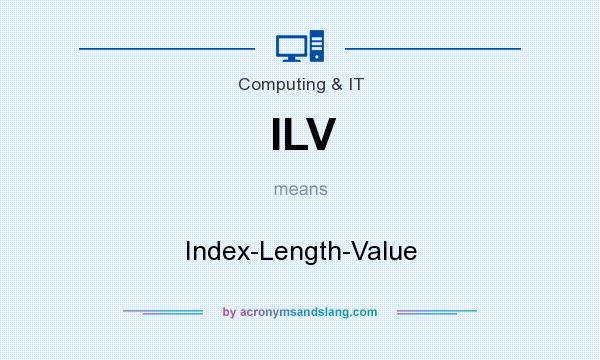 What does ILV mean? It stands for Index-Length-Value
