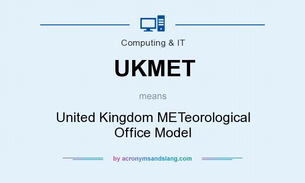 What does UKMET mean? It stands for United Kingdom METeorological Office Model