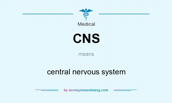 What does CNS  mean? It stands for central nervous system