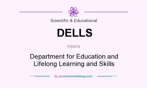 What does DELLS mean? It stands for Department for Education and Lifelong Learning and Skills