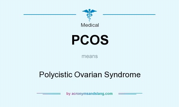 What does PCOS mean? It stands for Polycistic Ovarian Syndrome