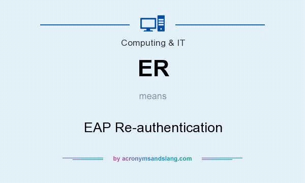 What does ER mean? It stands for EAP Re-authentication