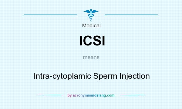 What does ICSI mean? It stands for Intra-cytoplamic Sperm Injection