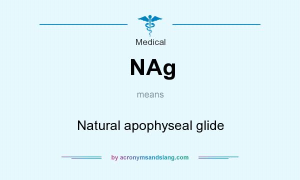 What does NAg mean? It stands for Natural apophyseal glide