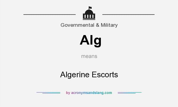 What does Alg mean? It stands for Algerine Escorts