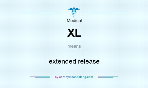 What does XL mean? It stands for extended release