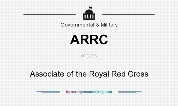 What does ARRC mean? It stands for Associate of the Royal Red Cross