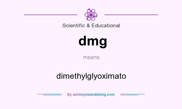 What does dmg mean? It stands for dimethylglyoximato