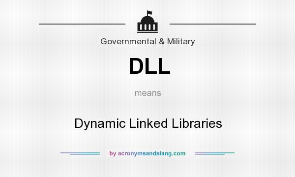 What does DLL mean? It stands for Dynamic Linked Libraries