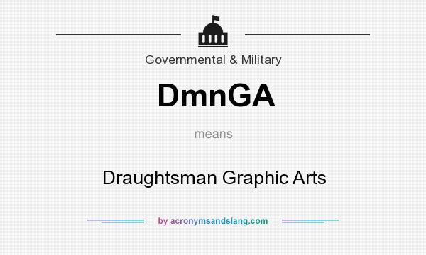 What does DmnGA mean? It stands for Draughtsman Graphic Arts