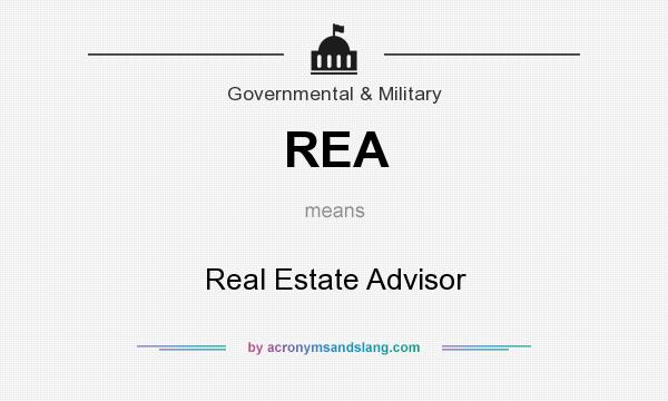 What does REA mean? It stands for Real Estate Advisor