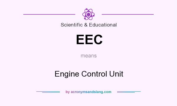 What does EEC mean? It stands for Engine Control Unit