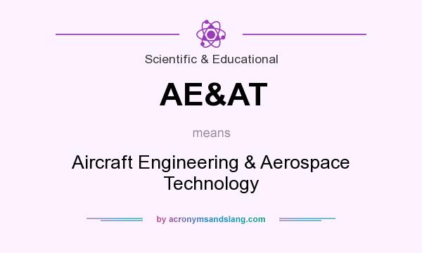 What does AE&AT mean? It stands for Aircraft Engineering & Aerospace Technology