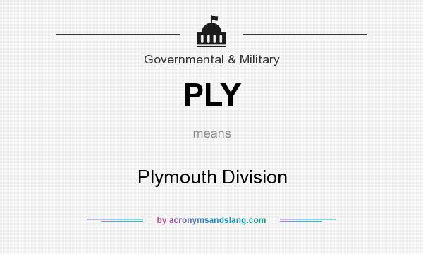 What does PLY mean? It stands for Plymouth Division