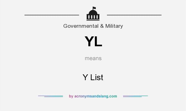 What does YL mean? It stands for Y List