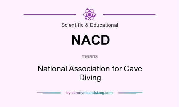 What does NACD mean? It stands for National Association for Cave Diving
