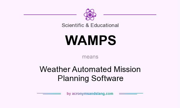 What does WAMPS mean? It stands for Weather Automated Mission Planning Software