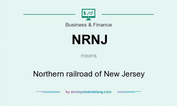 What does NRNJ mean? It stands for Northern railroad of New Jersey