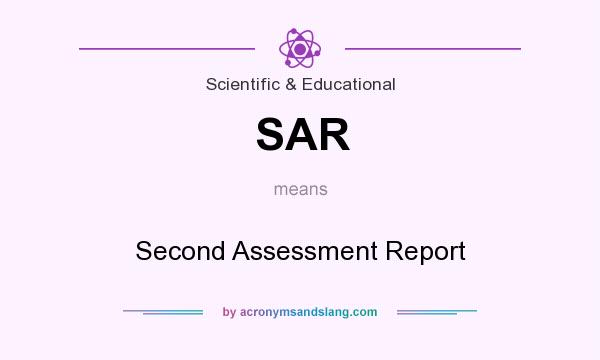 What does SAR mean? It stands for Second Assessment Report
