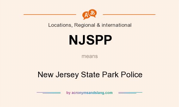 What does NJSPP mean? It stands for New Jersey State Park Police