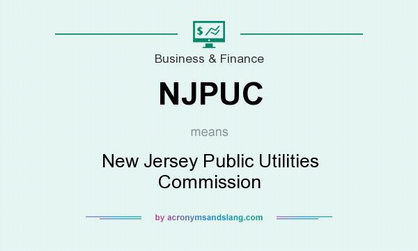 What does NJPUC mean? It stands for New Jersey Public Utilities Commission