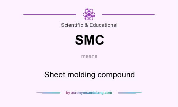 What does SMC mean? It stands for Sheet molding compound