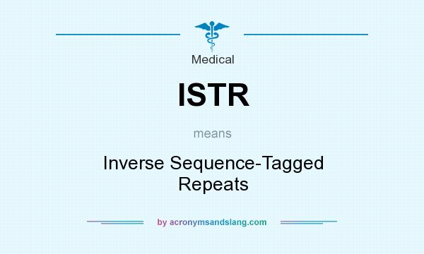 What does ISTR mean? It stands for Inverse Sequence-Tagged Repeats