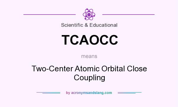 What does TCAOCC mean? It stands for Two-Center Atomic Orbital Close Coupling