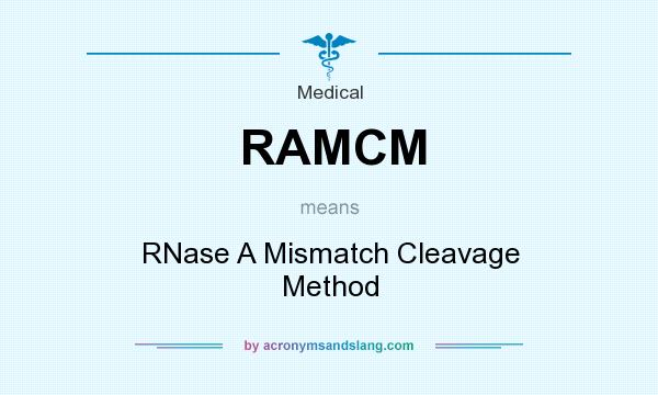 What does RAMCM mean? It stands for RNase A Mismatch Cleavage Method