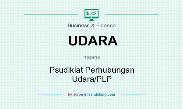 What does UDARA mean? It stands for Psudiklat Perhubungan Udara/PLP