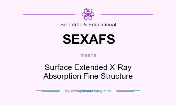What does SEXAFS mean? It stands for Surface Extended X-Ray Absorption Fine Structure