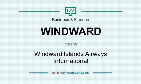 What does WINDWARD mean? It stands for Windward Islands Airways International