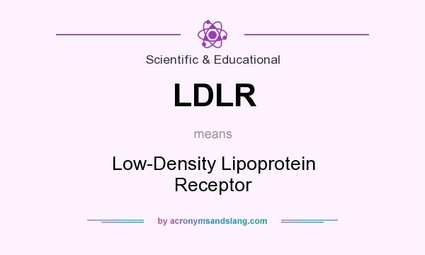 What does LDLR mean? It stands for Low-Density Lipoprotein Receptor
