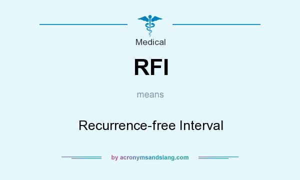 What does RFI mean? It stands for Recurrence-free Interval